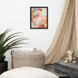 Framed photo paper poster