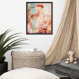 Framed photo paper poster